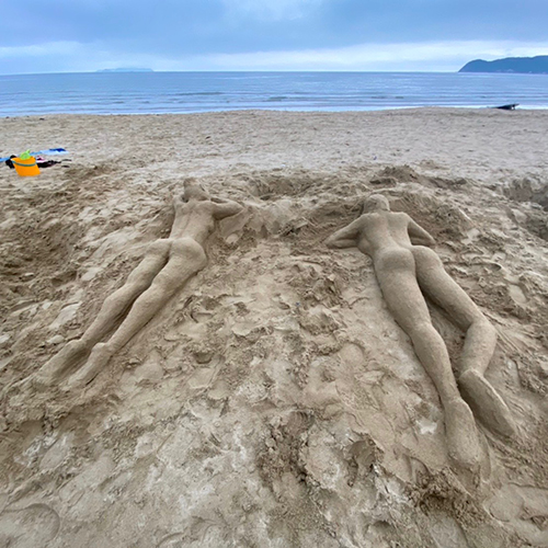 砂像アート × 4seas BEACH CLEAN